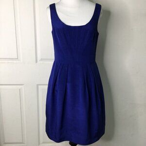 Shoshanna Royal Blue Open Flare Dress Size 4